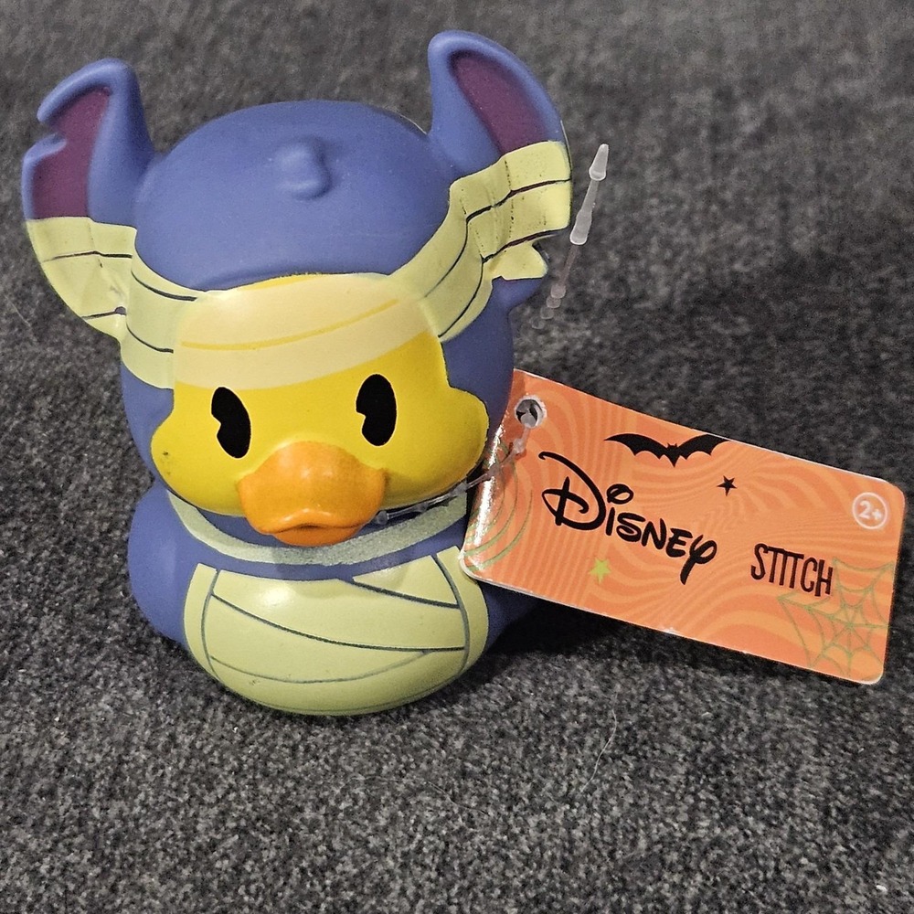Disney - Stitch Mummy - Lilo & Stitch - Rubber Duck - Approx 3" High - Halloween